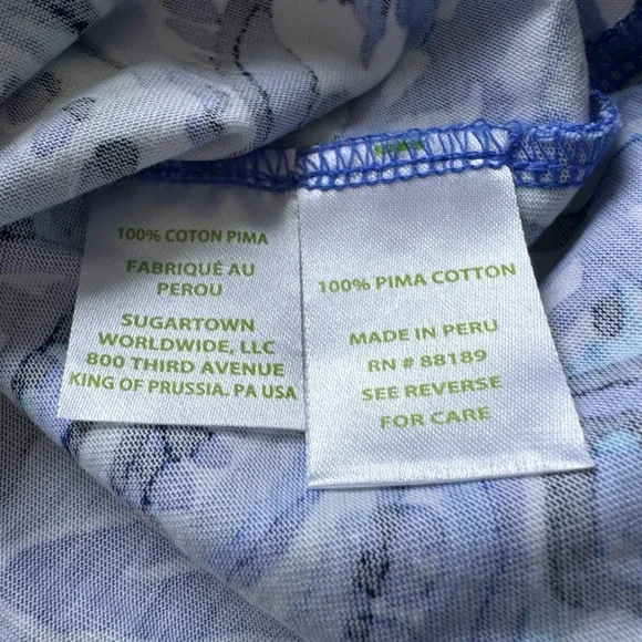 🩵 LILLY PULITZER Emile Dress in Zanzibar Blue Print Sleeveless Size S - Picture 6 of 6